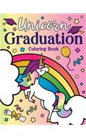 Unicorn Graduation Coloring Book
