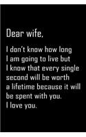 Dear Wife, i don't know long