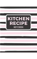 Kitchen Recipe Notebook