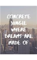 Concrete Jungle Where Dreams Are Made Of