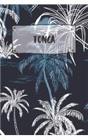 Tonga: Ruled Travel Diary Notebook or Journey Journal - Lined Trip Pocketbook for Men and Women with Lines