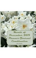 Month of December 2019 Planner/Journal Combination