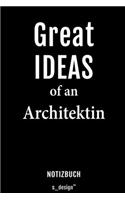 Notizbuch für Architekten / Architekt / Architektin