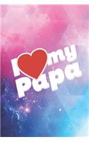 I heart love my Papa - Journal