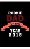 Rookie Dad Of The Year 2018: Hangman Puzzles - Mini Game - Clever Kids - 110 Lined Pages - 6 X 9 In - 15.24 X 22.86 Cm - Single Player - Funny Great Gift