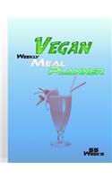 Vegan Meal Planner: Weekly Meal Planner With Grocery List. Meal Planning Made Easy, Breakfast, Lunch, and Dinner Meal Planner Notebook with Grocery List, (8,5" x 11", 1