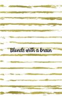 Blonde With A Brain