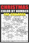 Christmas Color By Number For Children