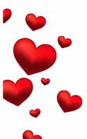 Valentine's red Hearts Creative blank Journal