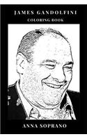 James Gandolfini Coloring Book: Legendary Tony Soprano from the Soprano Family and Acclaimed Producer, Pop Culture Icon and Mafia Rip Inspired Adult Coloring Book