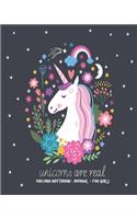 Unicorns are Real - Unicorn Notebook - Journal for Girls