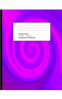 Pink Purple Swirl Composition Notebook