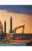 Construction Notebook Large Size 8.5 x 11 Ruled 150 Pages