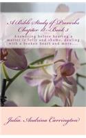 A Bible Study of Proverbs Chapter 18--Book 3