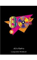80's Retro Composition Notebook