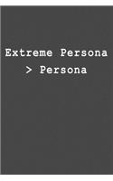 Extreme Persona > Persona: Blank Lined Journal