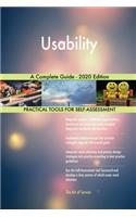 Usability A Complete Guide - 2020 Edition