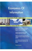 Economics Of Information A Complete Guide - 2020 Edition
