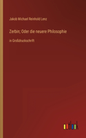 Zerbin; Oder die neuere Philosophie