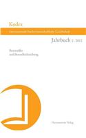 Kodex. Jahrbuch Der Internationalen Buchwissenschaftlichen Gesellschaft 2 (2012)