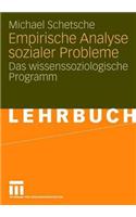Empirische Analyse Sozialer Probleme: Das Wissenssoziologische Programm
