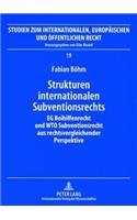 Strukturen Internationalen Subventionsrechts
