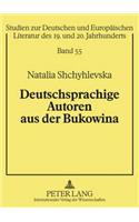 Deutschsprachige Autoren Aus Der Bukowina