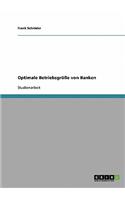 Optimale Betriebsgröße von Banken