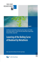 Lowering of the boiling curve of biodiesel by metathesis