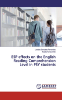 ESP effects on the English Reading Comprehension Level in PSY students