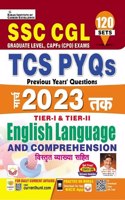 SSC CGL English Language & Comprehension TCS PYQs Till March 2023 Upadted Tier 1 & Tier 2 Solved Papers (Hindi Medium) (4178) Paperback