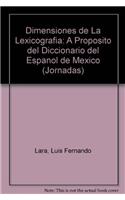 Dimensiones de La Lexicografia