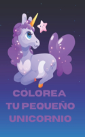 Colorea Tu pequeño Unicornio