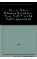 Harcourt School Publishers Spanish Math Texas