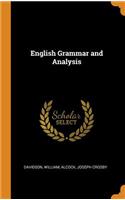 English Grammar and Analysis