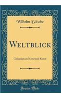 Weltblick: Gedanken Zu Natur Und Kunst (Classic Reprint)