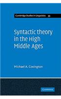 Syntactic Theory in the High Middle Ages