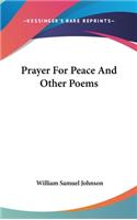 Prayer For Peace And Other Poems