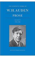 The Complete Works of W. H. Auden: Prose, Volume IV