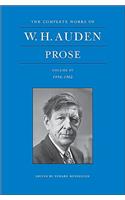 Complete Works of W. H. Auden, Volume IV