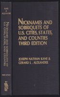 Nicknames and Sobriquets of United States Cities, States and Counties