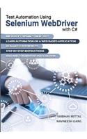 Test Automation Using Selenium Webdriver 3.0 with C#