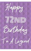 Happy 72nd Birthday To A Legend