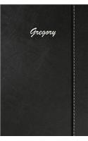 Gregory: Weekly Meal Planner Simulated Black Leather Track And Plan Your Meals 52 Week Food Planner / Diary / Log / Journal / Calendar Meal Prep And Planning