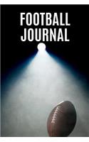 Football Journal: Small Edition Notebook 6inX9in A5 120 pages Wide lined