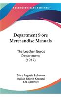 Department Store Merchandise Manuals