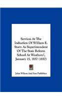 Services at the Induction of William E. Starr