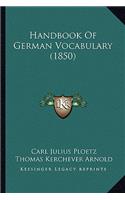 Handbook of German Vocabulary (1850)
