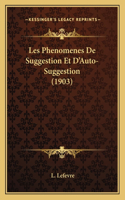 Les Phenomenes De Suggestion Et D'Auto-Suggestion (1903): (French)