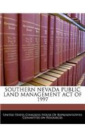 Southern Nevada Public Land Management Act of 1997: (English)